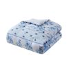 5 Pcs Floral Striped Comforter Set(Full/Queen)