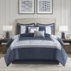 8 Piece Embroidered Comforter Set