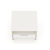 Manhattan Comfort Rockefeller 1.0 Mid-Century- Modern Nightstand with 1-Drawer in White