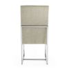 Manhattan Comfort Element Champagne Velvet Dining Chair