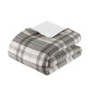 4 Piece Plaid Comforter Set