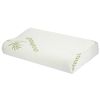 Bamboo Memory Foam Sleep Pillow Contoured Cervical Orthopedic Pillow Neck Support Breath Pillow