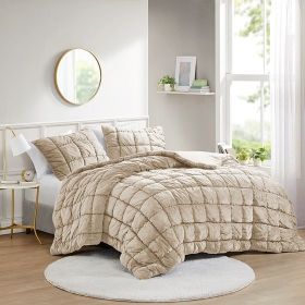 3 Piece Comforter Set (Color: as Pic)