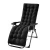 67x22in Chaise Lounger Cushion Recliner Rocking Chair Sofa Mat Deck Chair Cushion