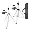 5 Core Speaker Stand Tripod Floor Heavy Duty Adjustable Up to 72 Inch DJ Studio Monitor Stands Pole Mount- SS HD WH BAG