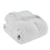 3 Piece Tufted Woven Medallion Comforter Set