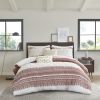 3 Piece Cotton Duvet Cover Set with Chenille Tufting