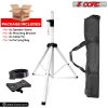 5 Core Speaker Stand Tripod Floor Heavy Duty Adjustable Up to 72 Inch DJ Studio Monitor Stands Pole Mount- SS HD WH BAG